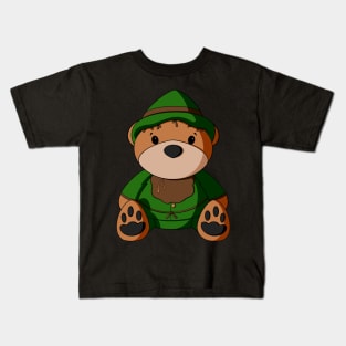 Oz Scarecrow Teddy Bear Kids T-Shirt